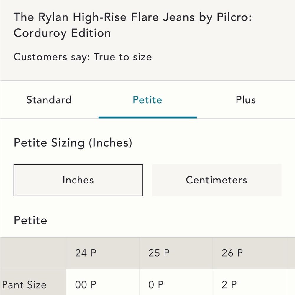 The Ryland High Rise flare corduroy jean Pilcro 25P - Picture 6 of 7